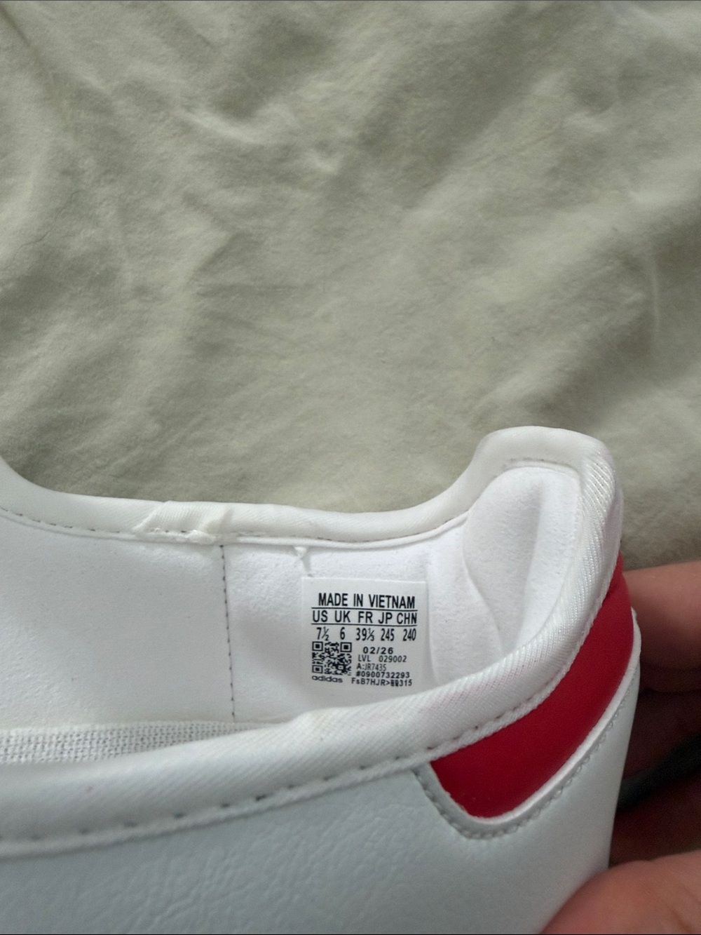 adidas Samba Sneakers - White & Red - Picture 4 of 4